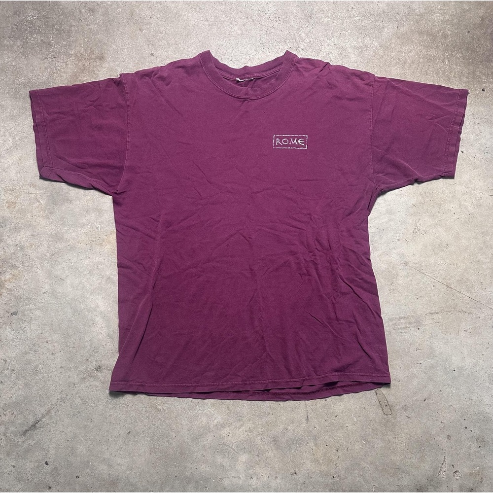 HBO Shirt Mens XL Purple/maroon Rome TV Show Logo Graphic T-Shirt Tee HBO Series